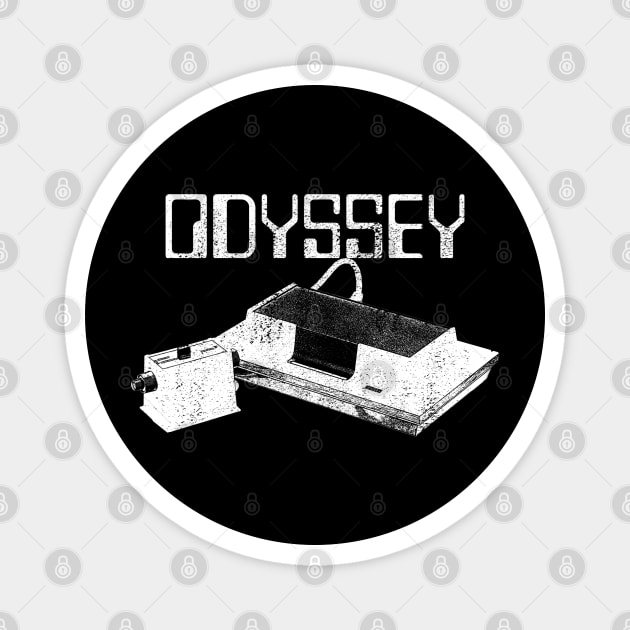 Magnavox Odyssey Home Video Gaming System Vintage Distressed Retro Design Magnet by Joaddo